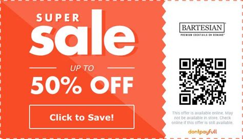 bartesian code|$50 Off Bartesian Coupons, Promo Codes, Deals